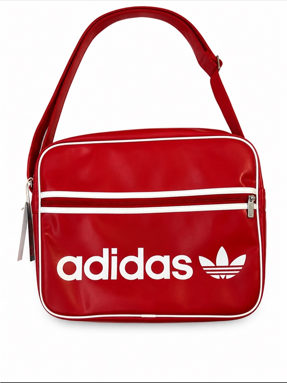 Adidas Originals Red Retro Messenger Bag NWT Crossbody Trefoil